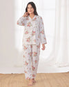 Linen Pajama Suit - Blossom Dream