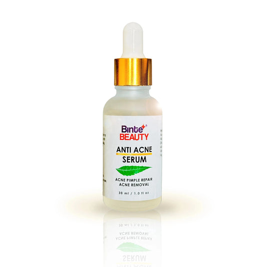 Binte Beauty Anti Acne Face Serum with Neem – 30ml | Pimple Repair, Oil Control & Scar Fading Formula