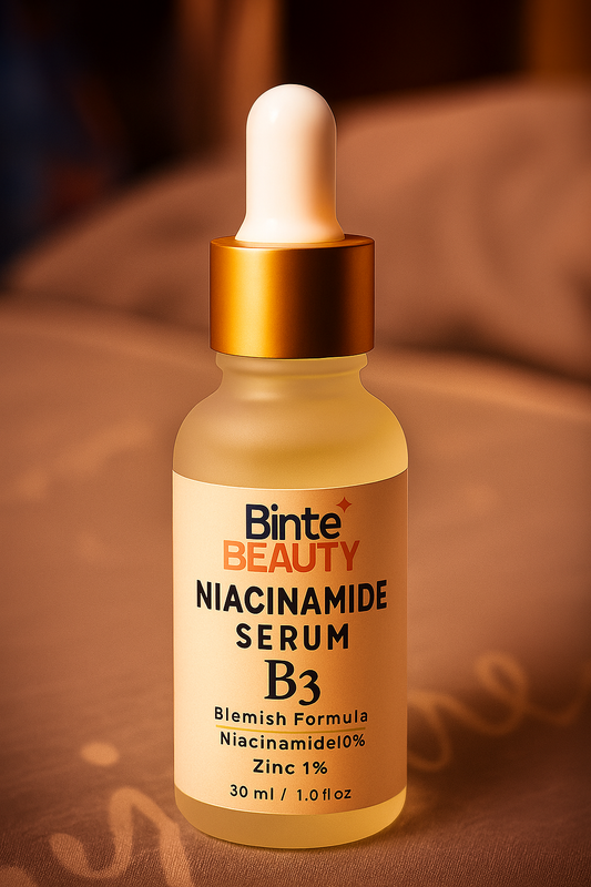 Binte Beauty Niacinamide B3 Serum – 10% Niacinamide + 1% Zinc | Blemish & Pore Care Formula | 30ml