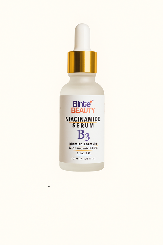Binte Beauty Niacinamide B3 Serum – 10% Niacinamide + 1% Zinc | Blemish & Pore Care Formula | 30ml
