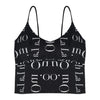 Bralette - Dots Strappy Black