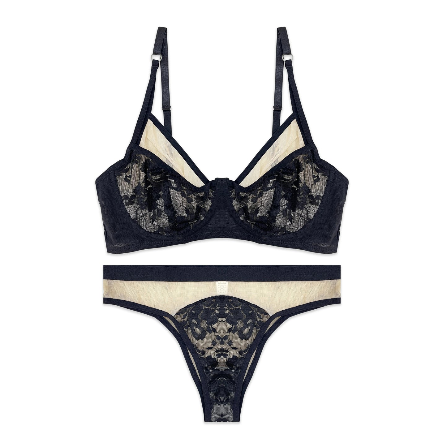 Bra Set - Obsidian Veil