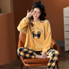 Yellow Teddy Fleece Pajama Suit