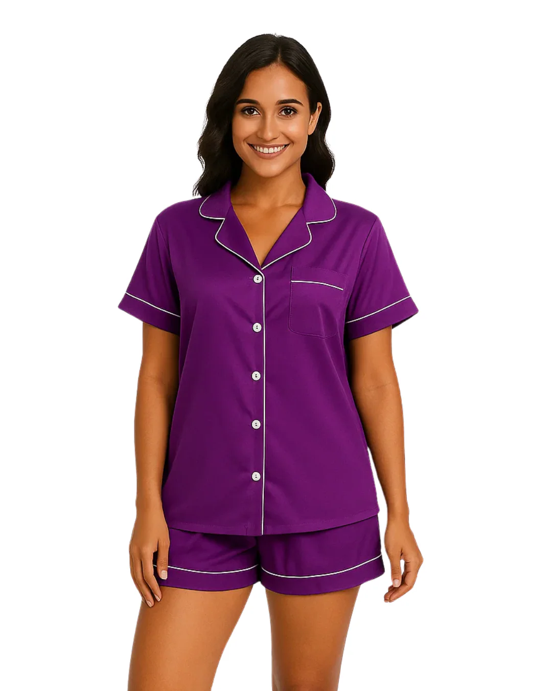 Catnight Silk Night Suit – Smooth Weave
