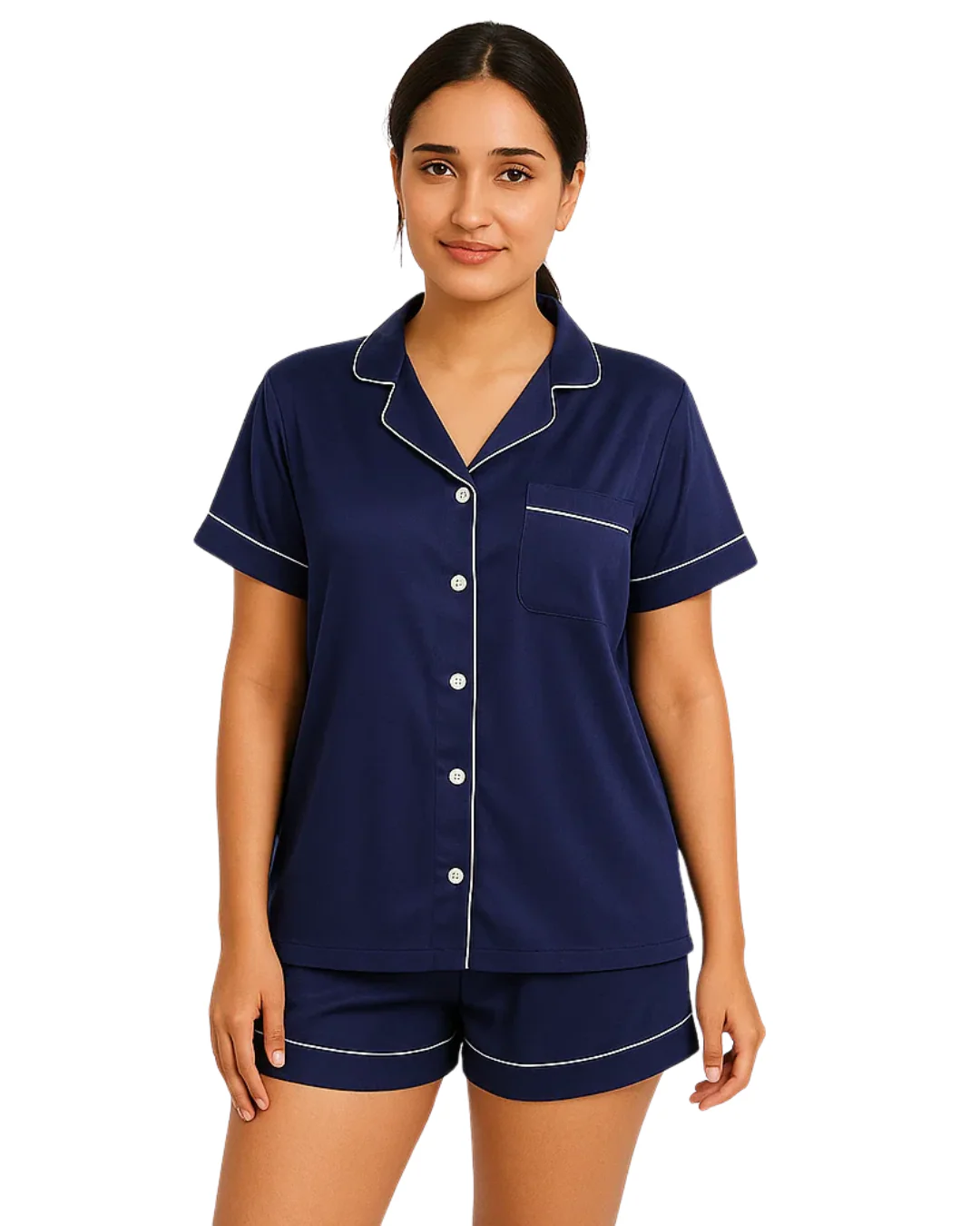 Catnight Silk Night Suit – Smooth Weave