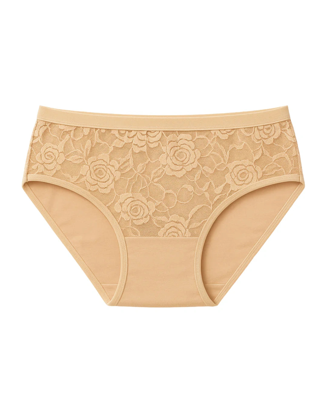 Lace Net Brief Panty - Florenza - Skin
