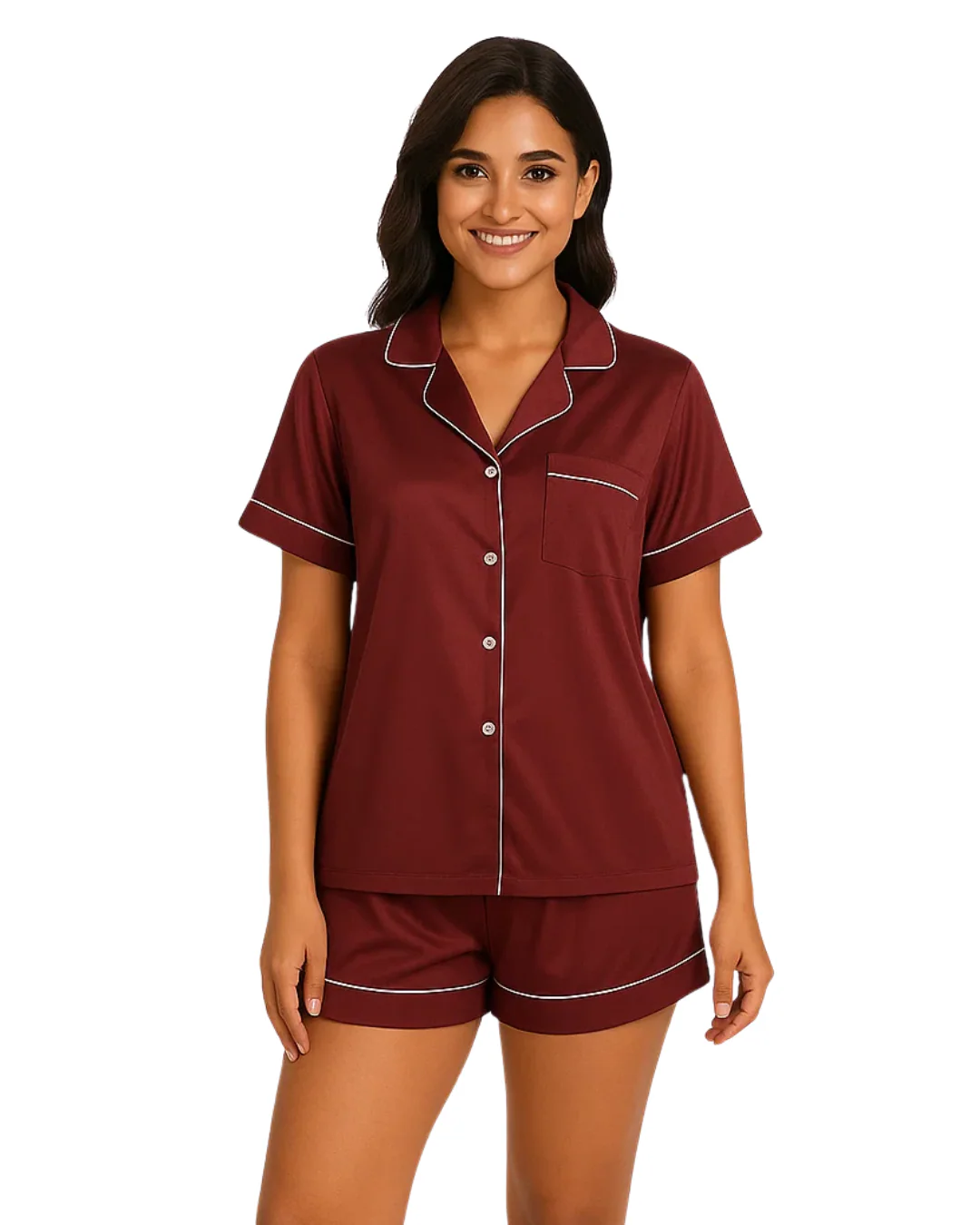 Catnight Silk Night Suit – Smooth Weave