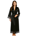 ✨ CatNight Luxury Lace Satin Robe – Elegance Redefined