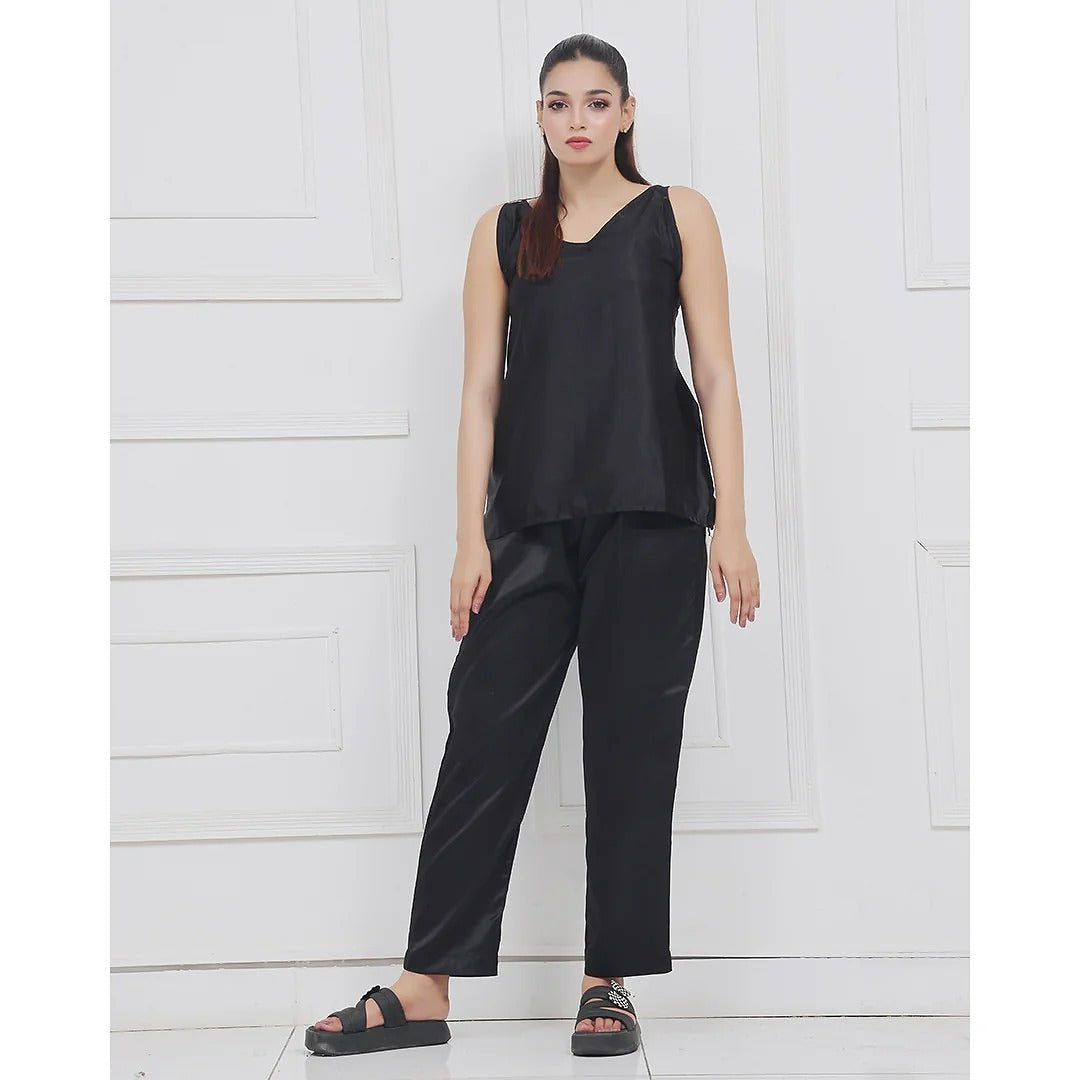 Catnight Dream Silk Pajama Suit