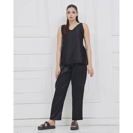Catnight Dream Silk Pajama Suit