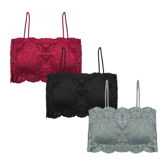 Pack of 3 Bra - Floral Grace