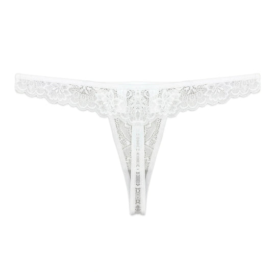 Thong Panty - White Sheer