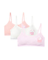 Pack of 3 Teenage Padded Bra - Rabbit