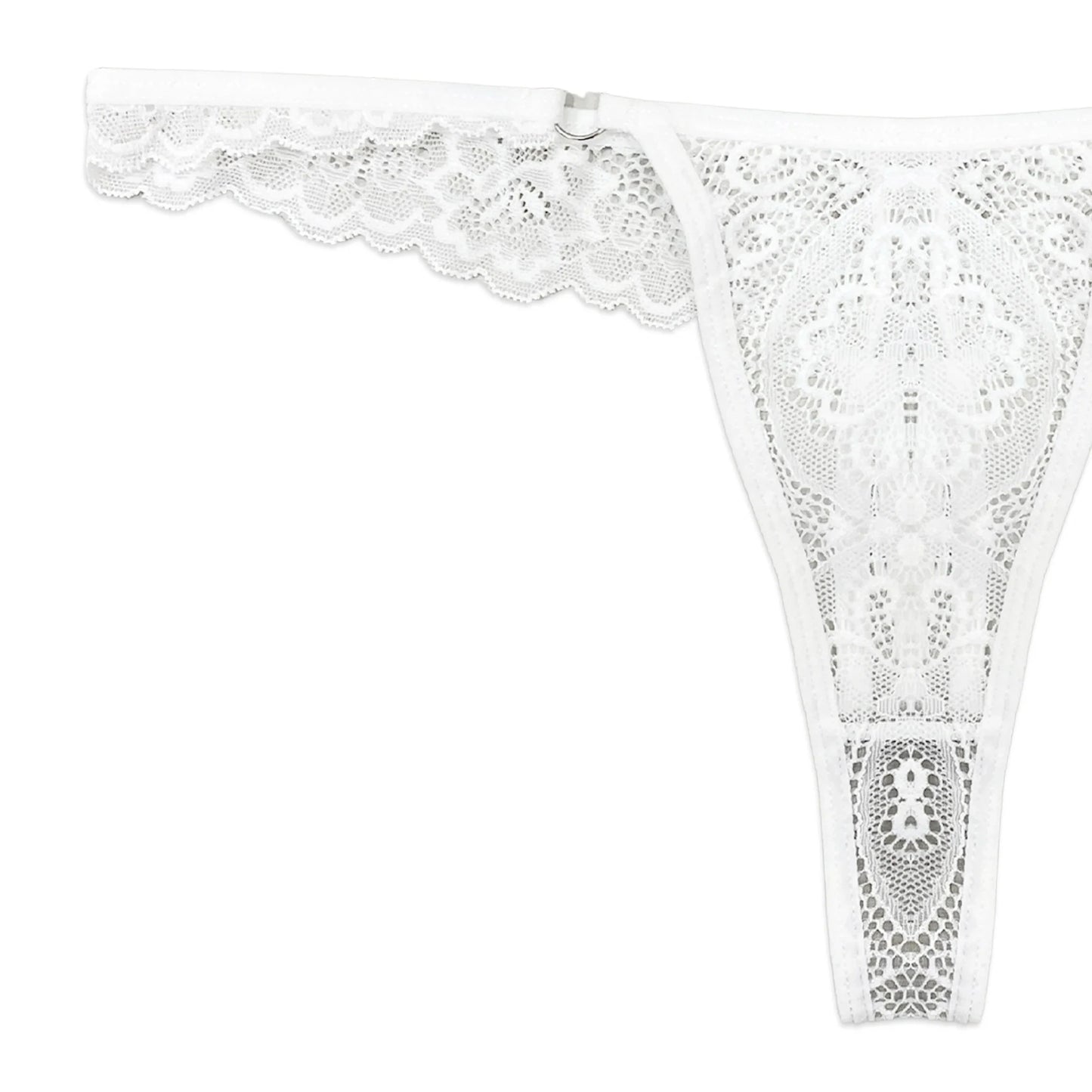 Thong Panty - White Sheer