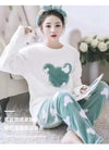 Fleece Pajama Suit - Minty Bear
