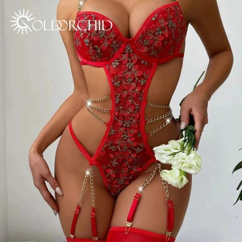 Garter Set - Celestial Bloom