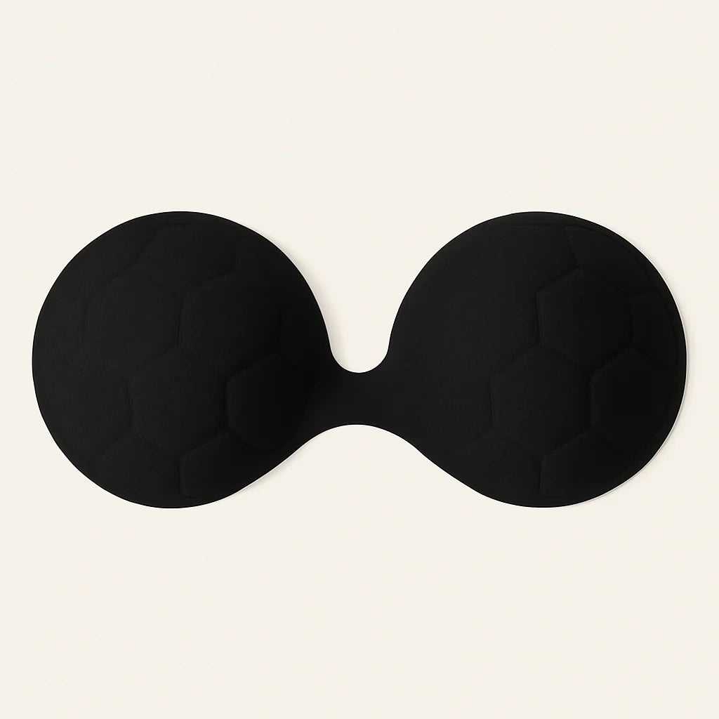 Round Textured Strapless Silicone Bra