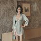 Babydoll Lingerie with Gown- Elora Mist