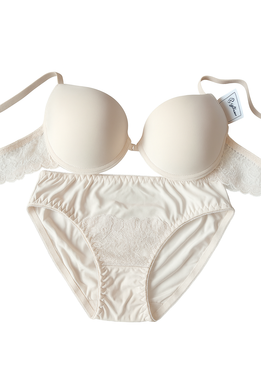 Luxury Lace Lingerie Set – Padded Bra & Panty | Comfortable & Elegant Design