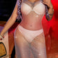 Rhinestone Sheer Top