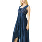 Elegant 1 Piece Cross Cut Long Nightie (011)