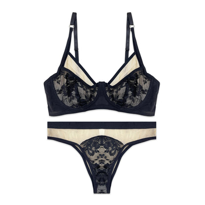 Bra Set - Obsidian Veil
