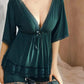 Babydoll Lingerie - Milky Deep Neck