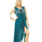 Elegant 1 Piece Cross Cut Long Nightie (011)