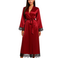 ✨ CatNight Luxury Lace Satin Robe – Elegance Redefined