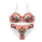 🌸 CatNight Cheek Floral Print Padded Bra & Panty Set – Feminine Comfort, Everyday Elegance