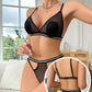 Rum Transparent Non Padded Bra and Panty Set