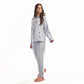 Fleece Pajama Suit Baby BlueTeddy