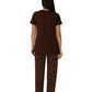 Cotton PJ Set - Cocoa Whisper