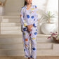 Linen Pajama Suit with Scrunchie - Happy Snooze