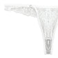 Thong Panty - White Sheer