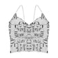 Bralette - Dots Strappy White