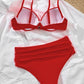 Gloria Red Luxury Push Up Bikini Set