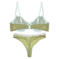 Bra Set - Olive Bloom