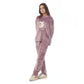 Purple Moon Fleece Pajama Suit