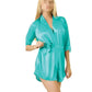 Allure - Silk Robe with Bra and Panty