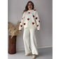 Catnight Love Hearts Fleece Track Suit – Cozy & Stylish