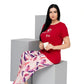 Cotton PJ Set - Berry Bloom