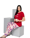 Cotton PJ Set - Berry Bloom
