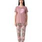 Cotton PJ Set - Heartina Mist