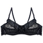 Bra Set - Noir Fleur