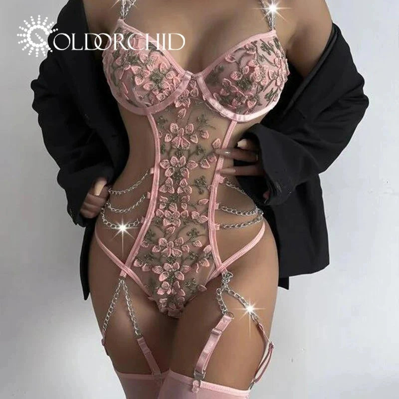 Garter Set - Celestial Bloom