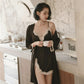 Babydoll Lingerie with Gown- Elora Mist