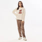 Fleece Long Sleeve Pajama Suit Snow Teddy