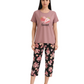 Cotton PJ Set - Berry Bloom